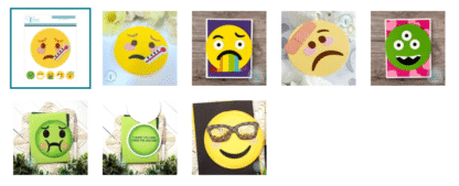 Trinity Stamps - Die - Sick & Tired Emoji Builder - Image 2