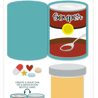 Trinity Stamps - Die - Soup Can Shaped Card