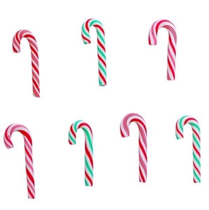 Buttons Galore - Flatbackz - Candy Canes