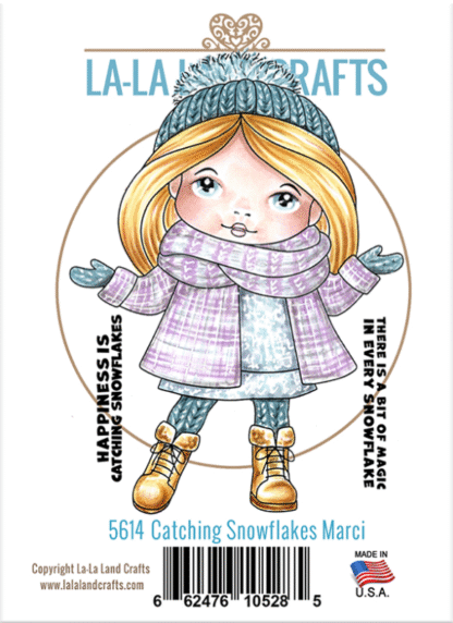 La-La Land - Stamps - Marci - Catching Snowflakes