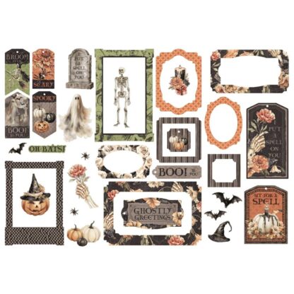 G45 - Ghostly Greetings - Chipboard Pieces