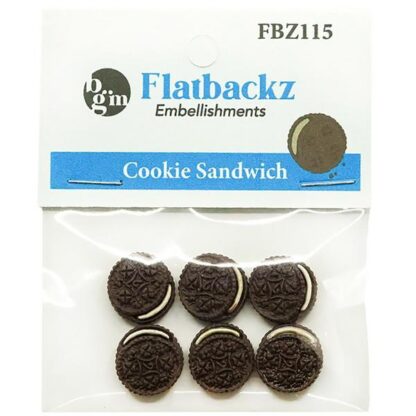 Buttons Galore - Flatbackz - Cookie Sandwich