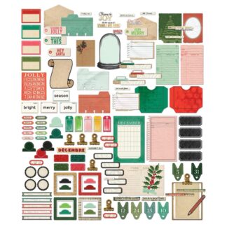 49 & Market - Mistletoe & Memories - Journaling Bits