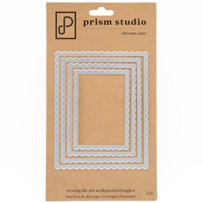 Prism Studio - Nesting Die - Scalloped Rectangles