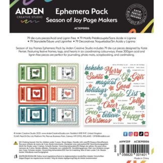 Arden Creative - Season of Joy - Ephemera Page Makers