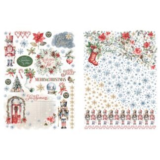 Graphic 45 - Deck the Halls - Rub-on Transfers