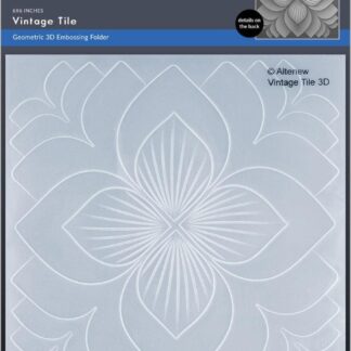 Altenew - Embossing Folder - Vintage Tile