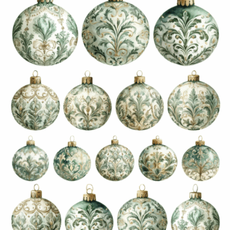 SSD - Golden Evergreen - Ornaments Ephemera  - STANDARD